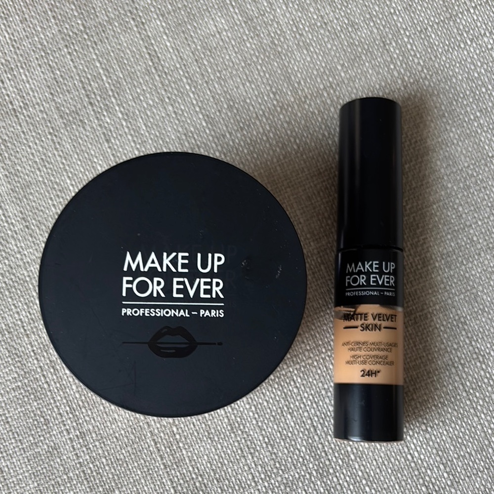 Makeup Forever Foundation Duo Black and Cream